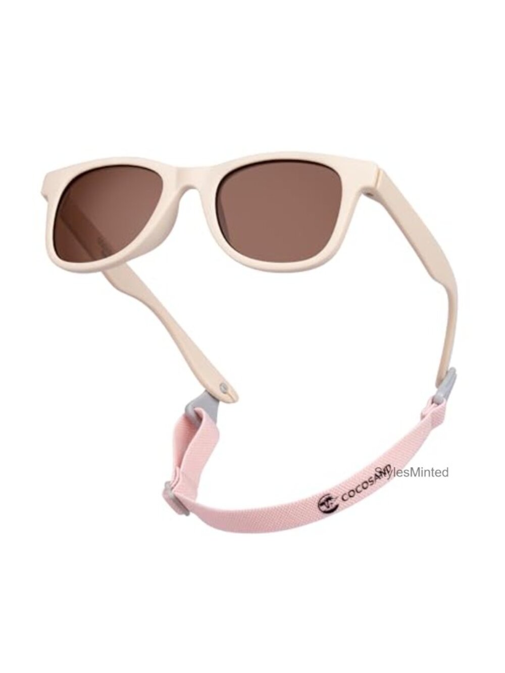 Kids Polarized Sunglasses with Adjustable Strap Ages 2-6 Flexible TPE Frame